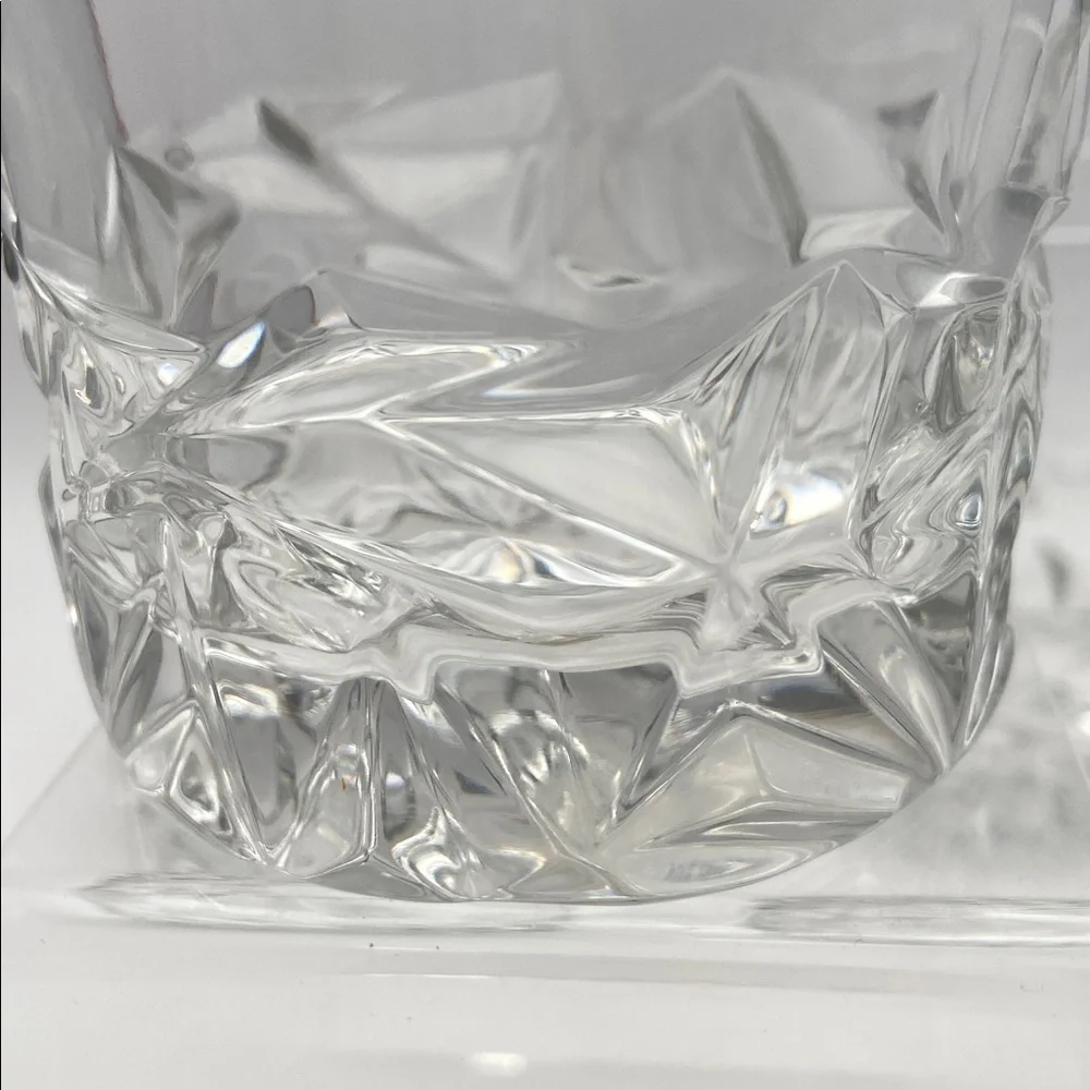 Tiffany & Co. Crystal Rock Cut Old Fashion Glasses Set of 4